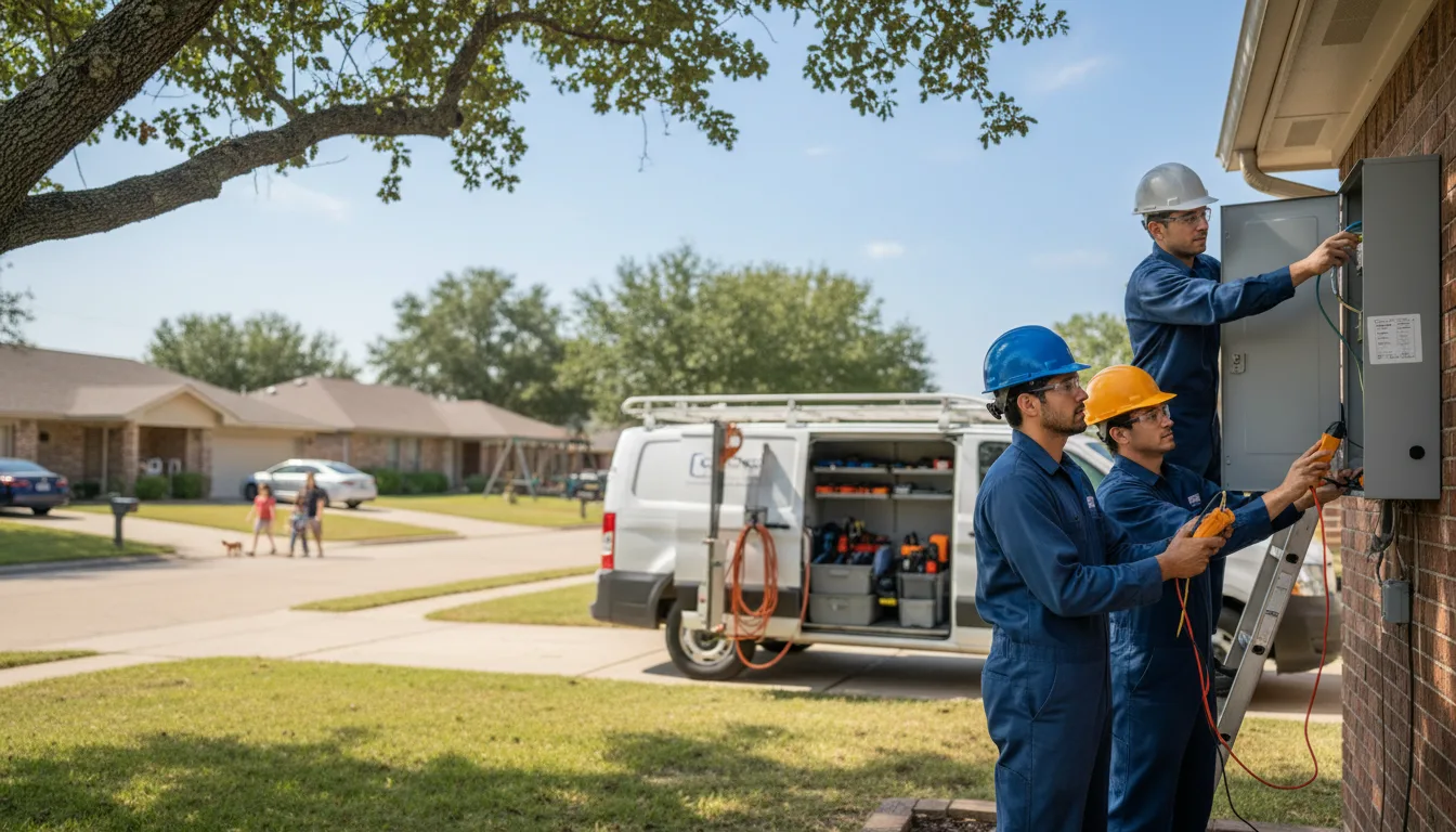 Certified electrician providing emergency electrical services in Jessup, PA